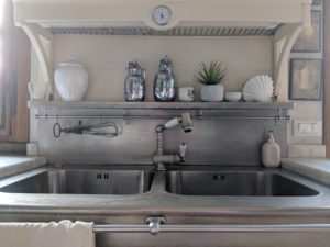 Particolare di cucina in stile Shabby Chic